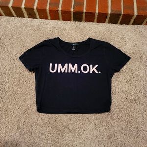 Girls Cropped Tshirt